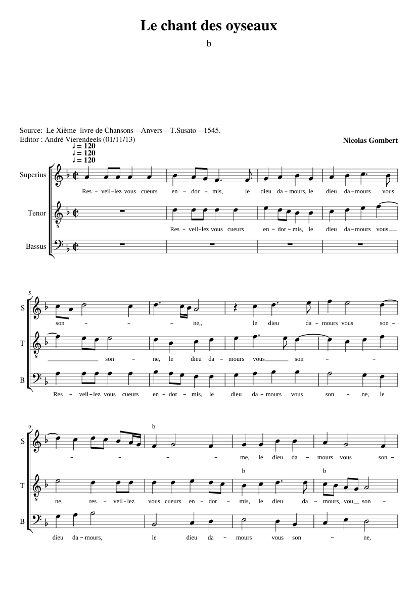 Le chant des oyseaux