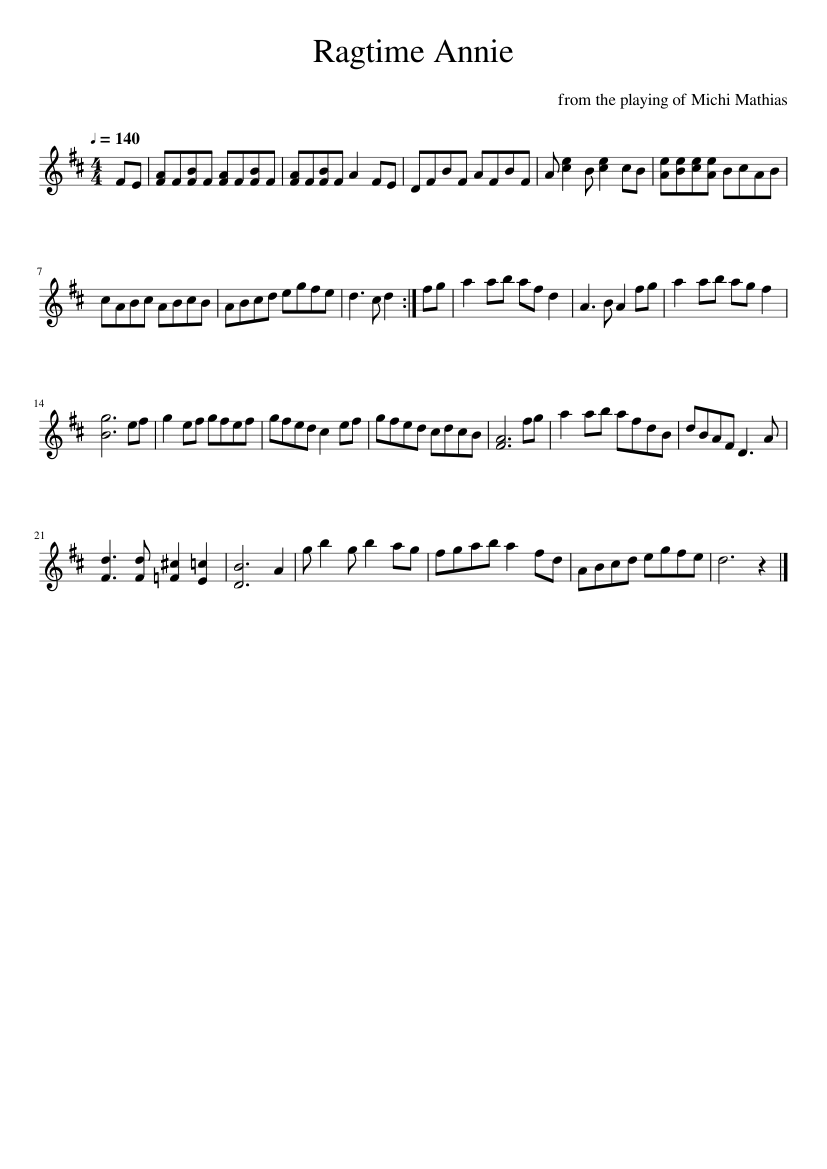 Ragtime Annie
