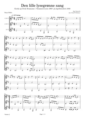 Danish variete and film music | Play, and download in PDF or MIDI sheet music on Musescore.com