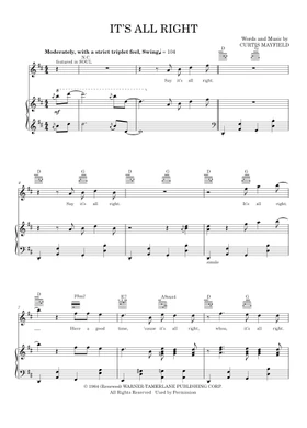 Free It's All Right by Jon Batiste sheet music | Download PDF or print on  Musescore.com