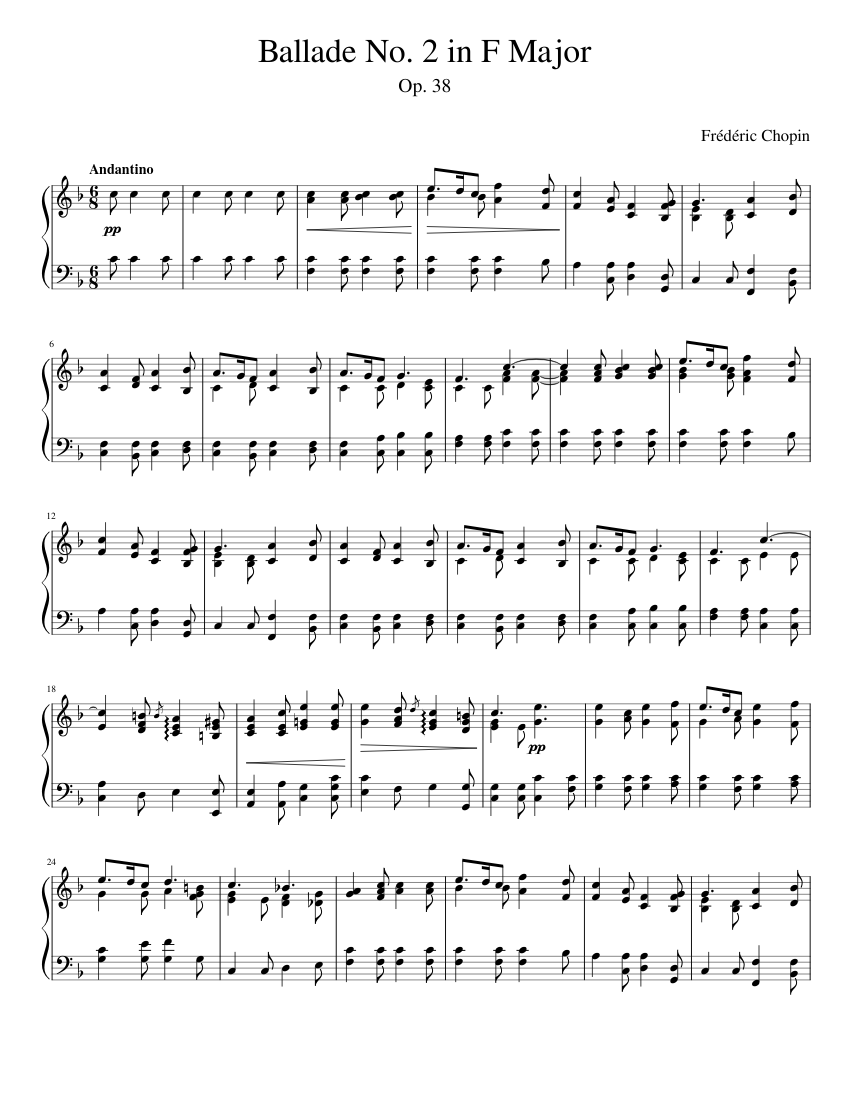 Ballade No.2 Op.38