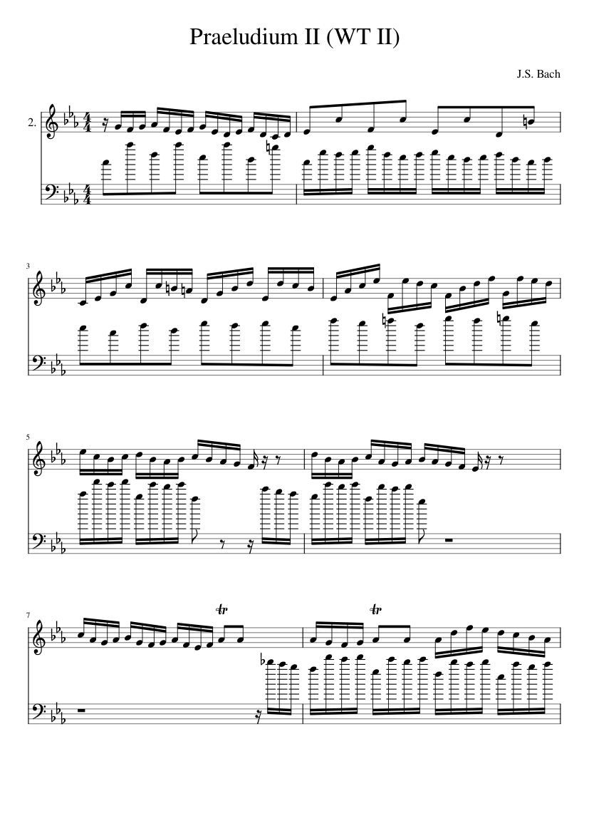 Praeludium II (WT II)