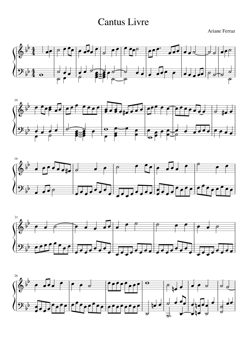 Contraponto Livre Op. 1