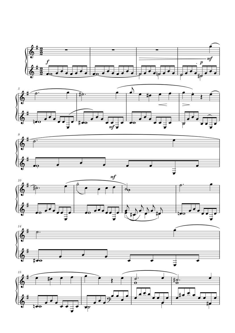 B 4b51b7eb5142fe4971140db4c0a20515704105fc Sheet Music For Piano (Solo ...