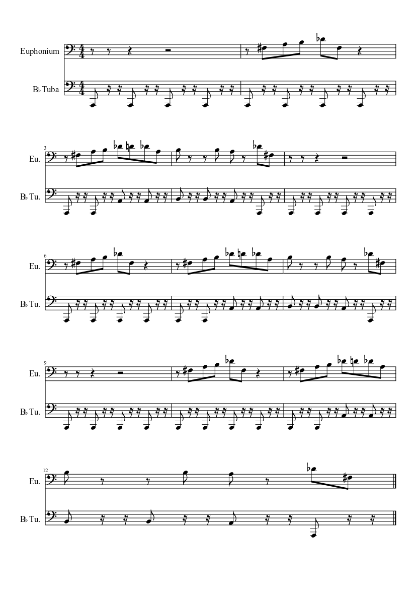KernKraft 400 Sheet Music for Tuba (Solo) | MuseScore.com