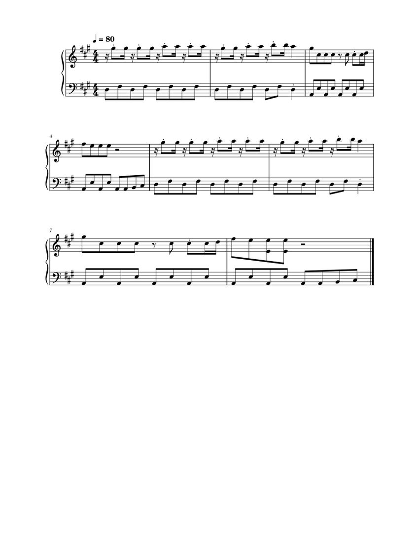 ABBA - Chiquitita Ending Easy Sheet music for Piano (Solo) | Musescore.com
