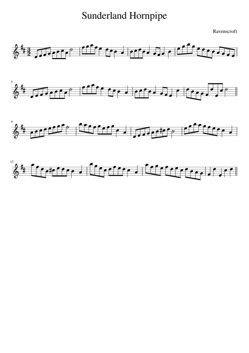 Sunderland Hornpipe