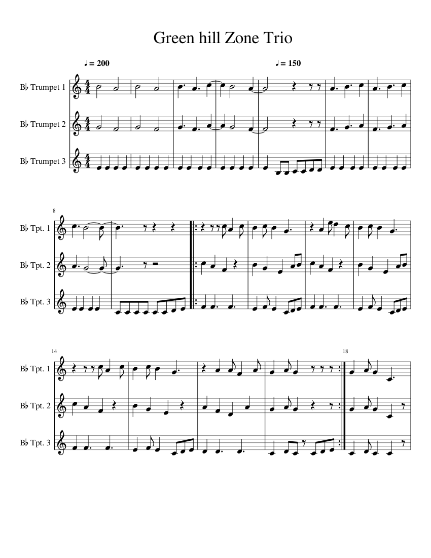 Green Hill Zone - Sonic Sheet music for Piano, Violin, Viola, Drum group  (Mixed Quintet)