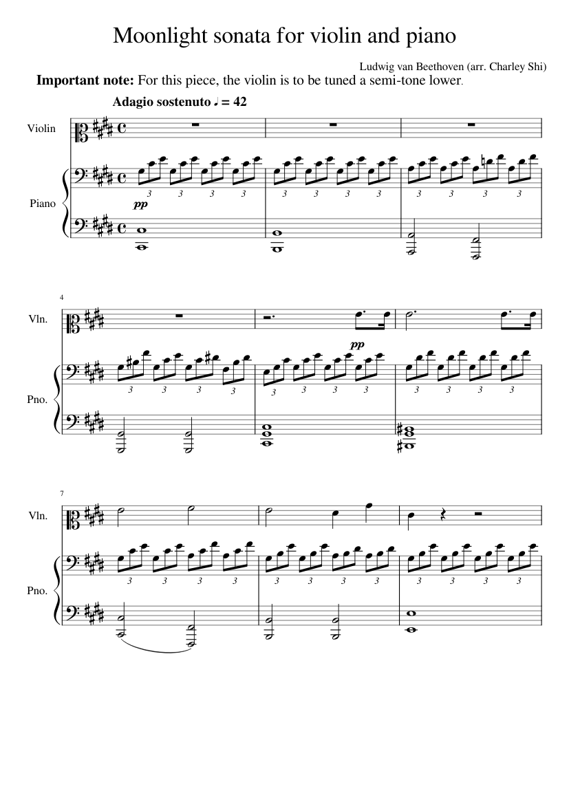 Piano Sonata No.14 Op.27 No.2