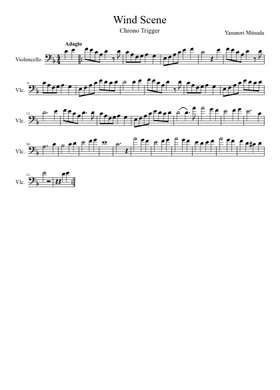 Free Chrono Trigger - Wind Scene by Yasunori Mitsuda sheet music | Download  PDF or print on Musescore.com