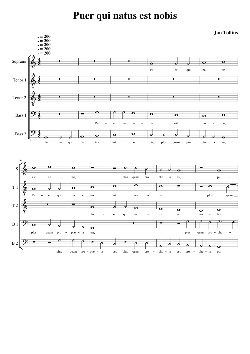 Puer qui natus est nobis