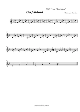 Cerf-volant - Les Choristes - piano tutorial