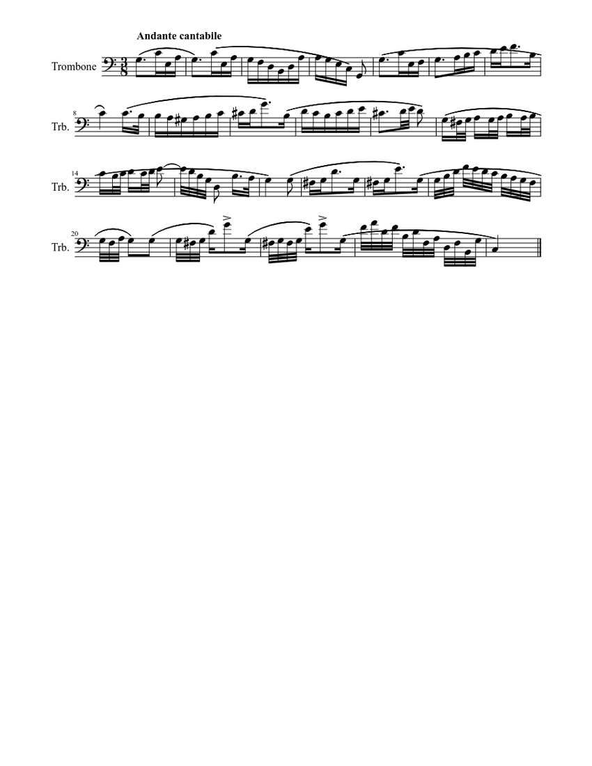 Challenge piece....work in progress Sheet music for Trombone (Solo ...