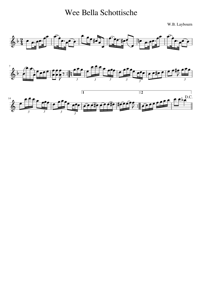 Wee Bella Schottische