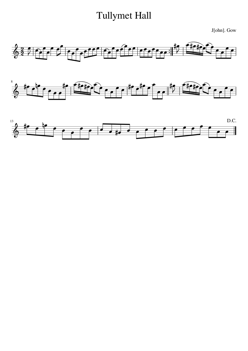 TULLYMET HALL