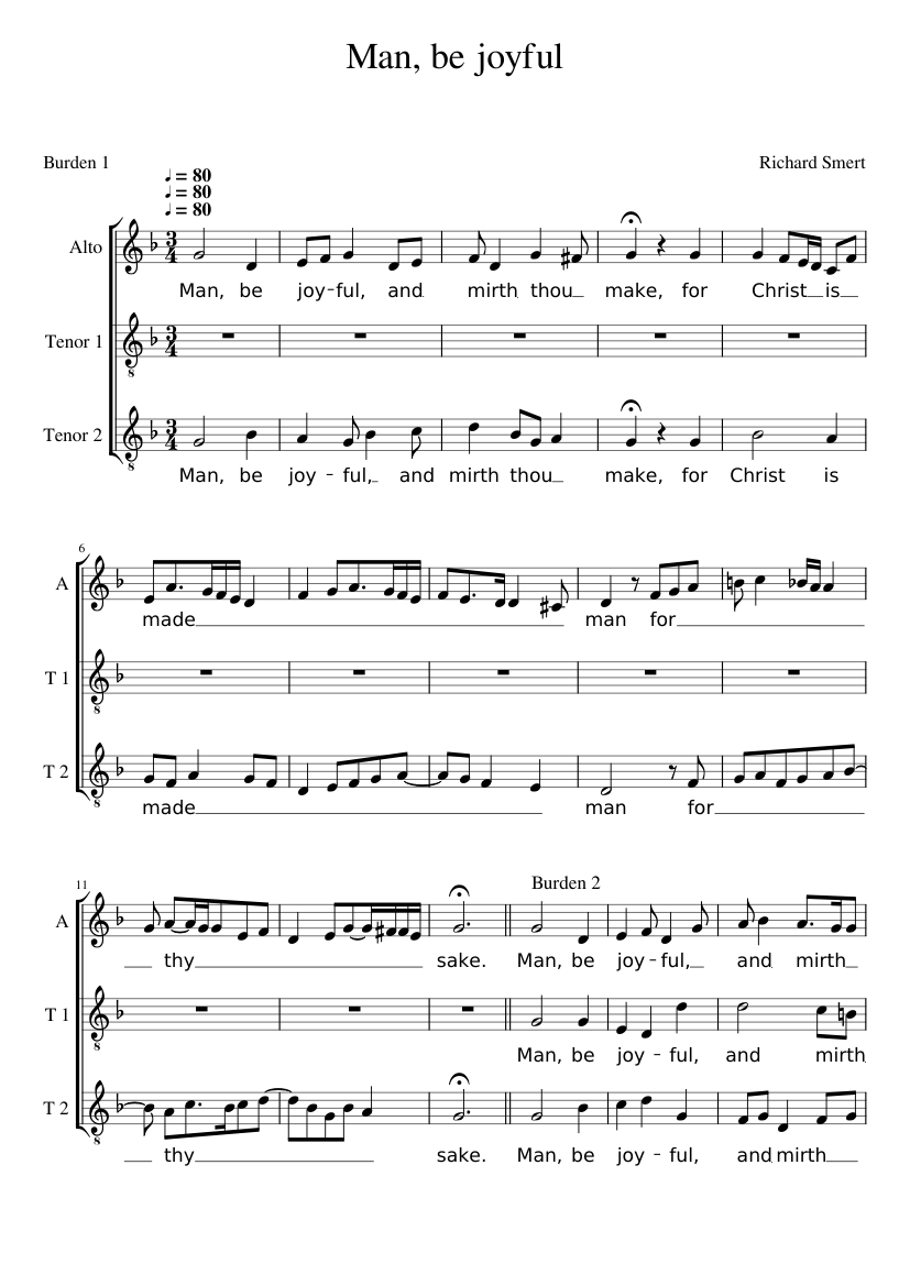 Man be joyful