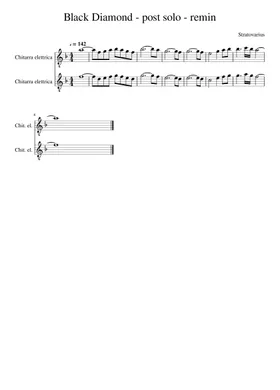 Free Black Diamond by Stratovarius sheet music | Download PDF or print on  Musescore.com