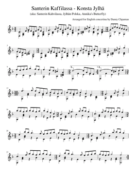 Free Konsta Jylhä sheet music | Download PDF or print on Musescore.com