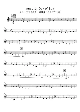 Free Another Day Of Sun by Justin Hurwitz sheet music | Download PDF or  print on Musescore.com