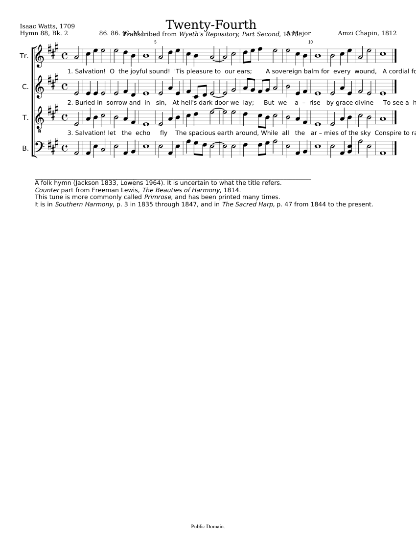 Twenty-Fourth - Amzi Chapin