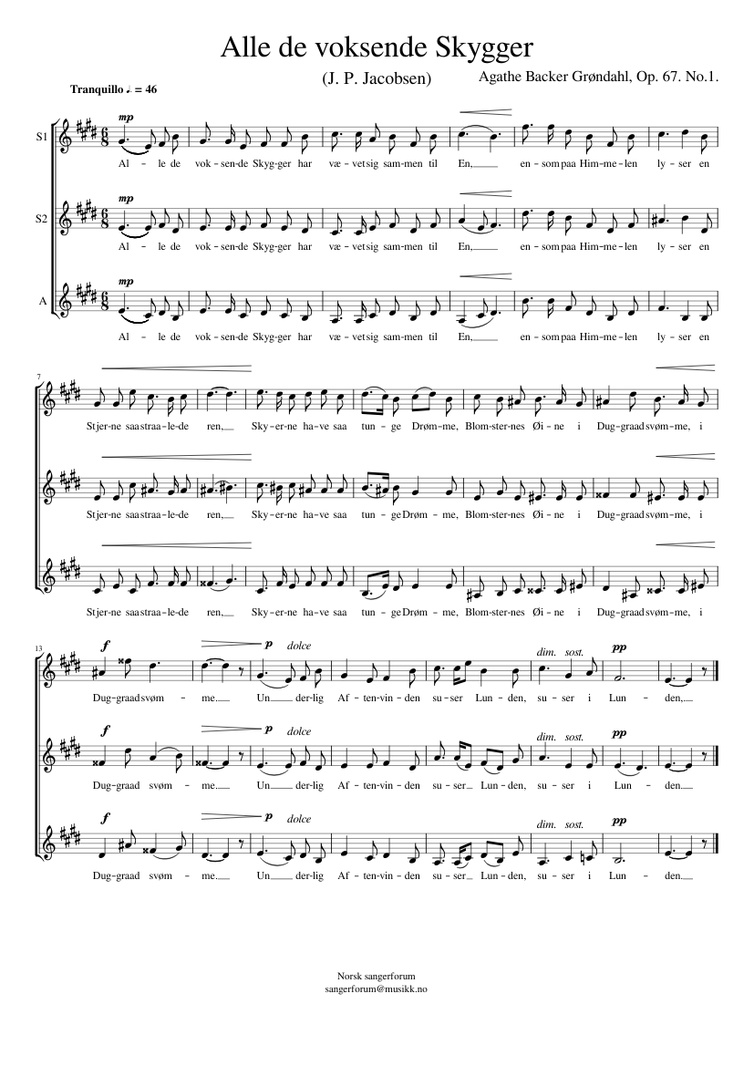 Alle de voksende skygger