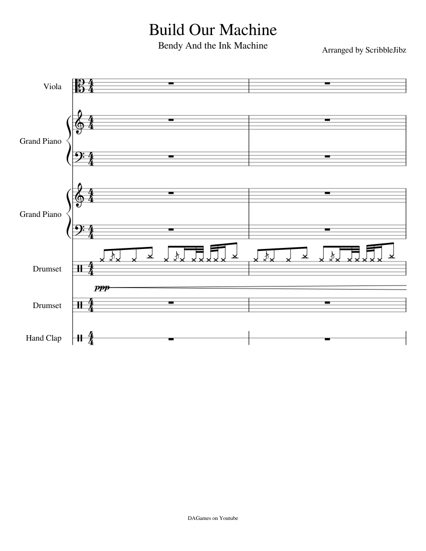 ноты бенди и чернильная машина. бенди на пианино ноты. Build our machine dagames обложка. Build our machine игра. Dagames build our machine.