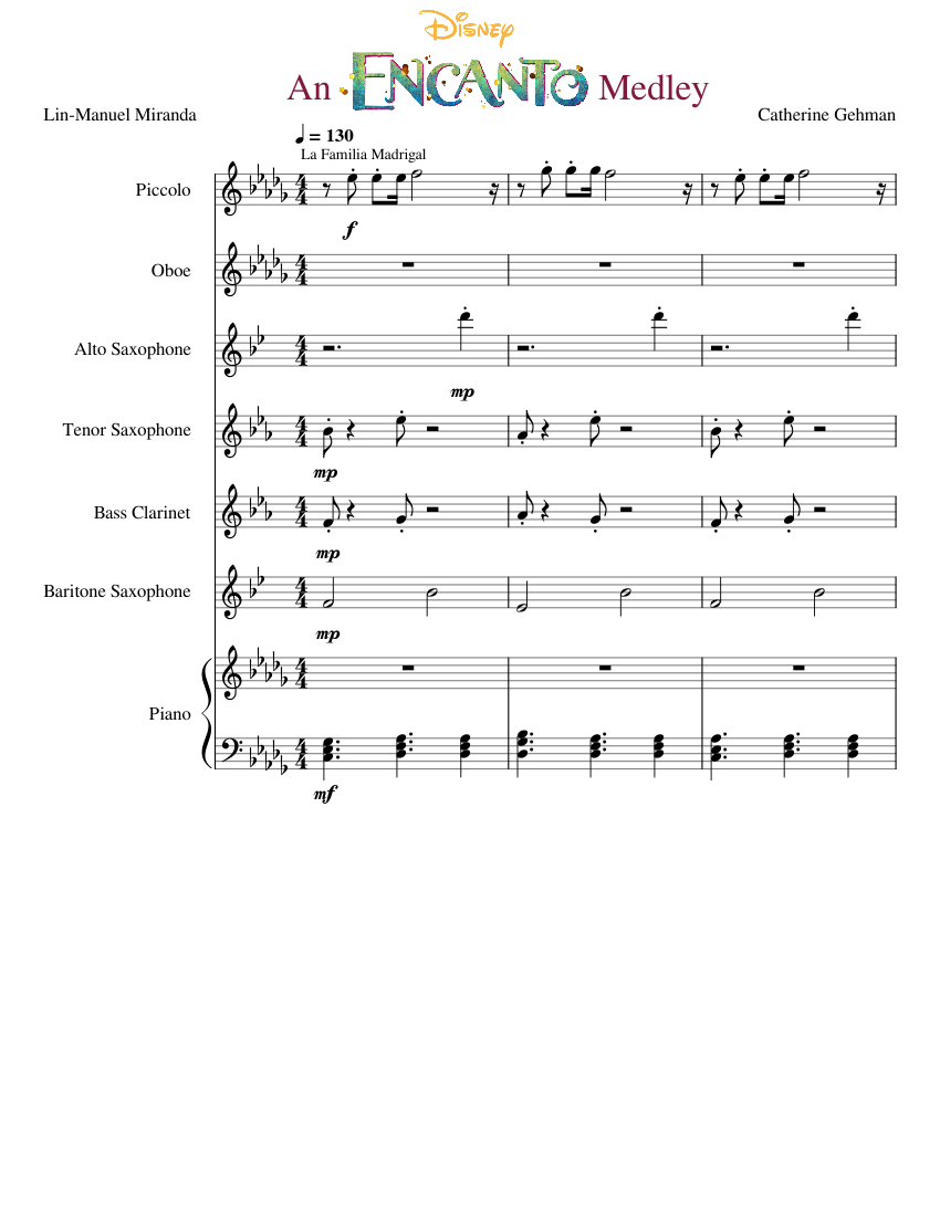 Musique Disney piano facile : Encanto - Éditions Mélopie