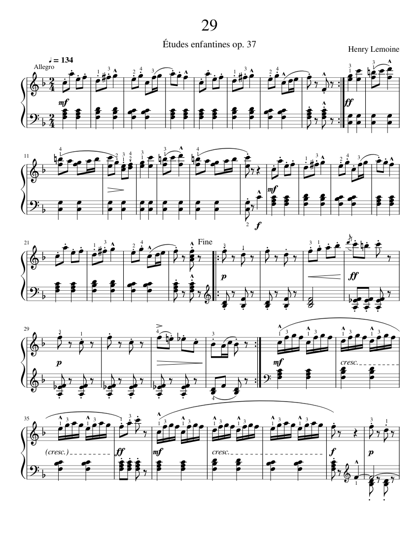 Études enfantines Op.37