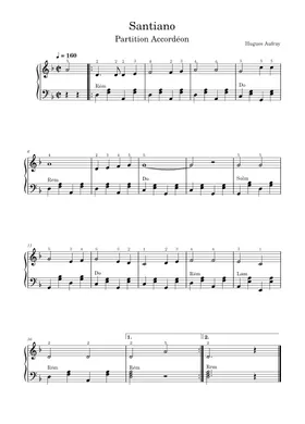 santiano sheet music | Play, print, and download in PDF or MIDI sheet music  on Musescore.com