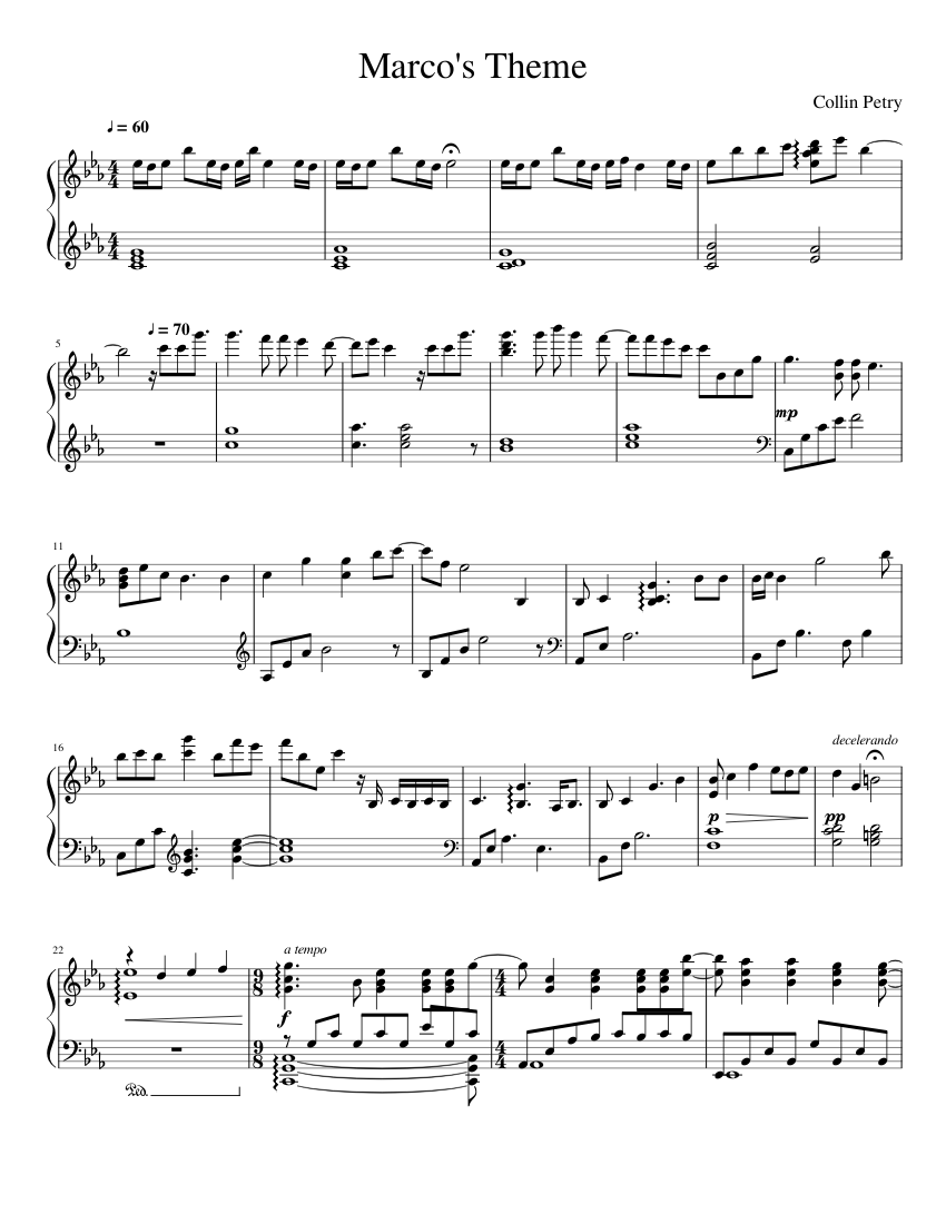 Reluctant Heroes Slow Piano Version A K A Marco S Theme Sheet Music For Piano Solo Musescore Com Master terrific interval fight bgm | thalapathy vijay, vijay sethupathi, anirudh, arjun das, lokesh. reluctant heroes slow piano version