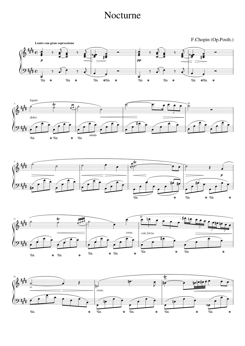 Nocturne in C-sharp minor B.49