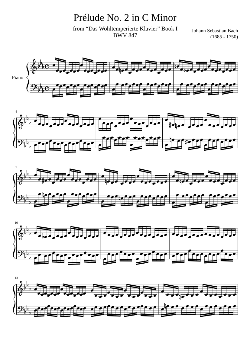 Well-Tempered Clavier Book 1