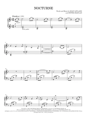 Secret Garden Sheet Music Play Print