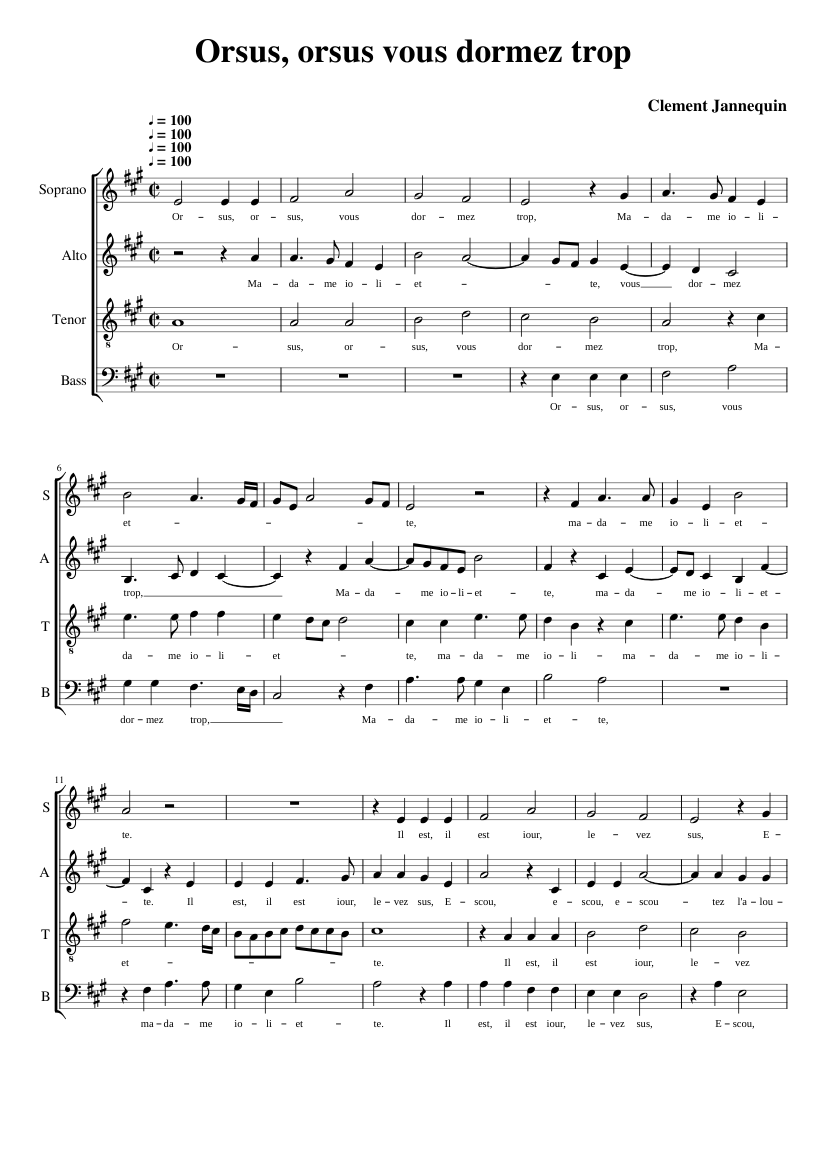 Le chant de l'alouette