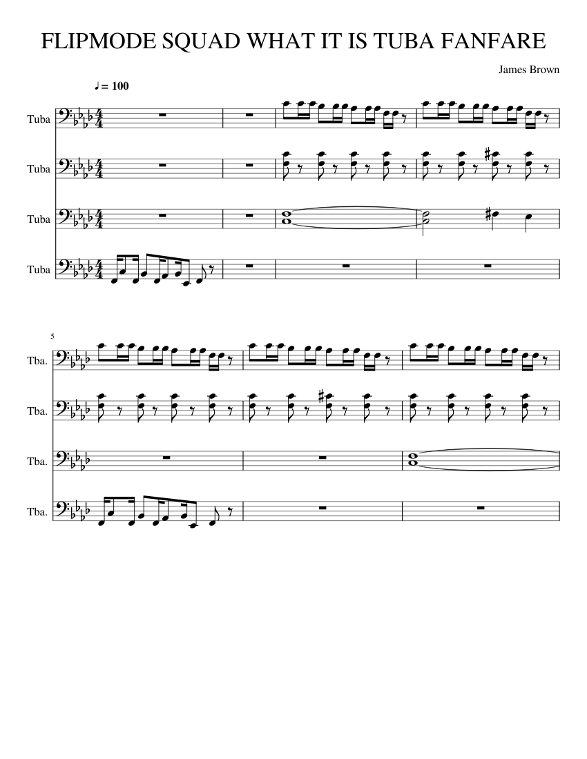 FLIPMODE SQUAD WHAT IT IS TUBA FANFARE