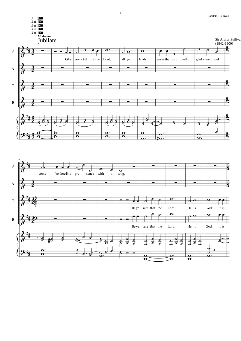 Jubilate in D