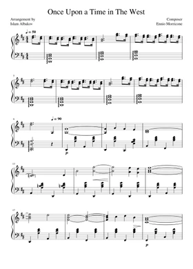 once upon a time in the west by Ennio Morricone free sheet music | Download  PDF or print on Musescore.com