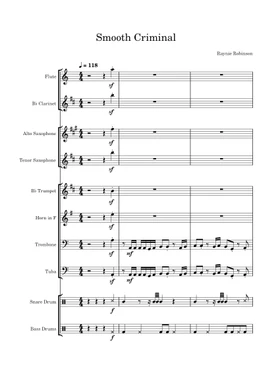 Free smooth criminal by Michael Jackson sheet music | Download PDF or print  on Musescore.com