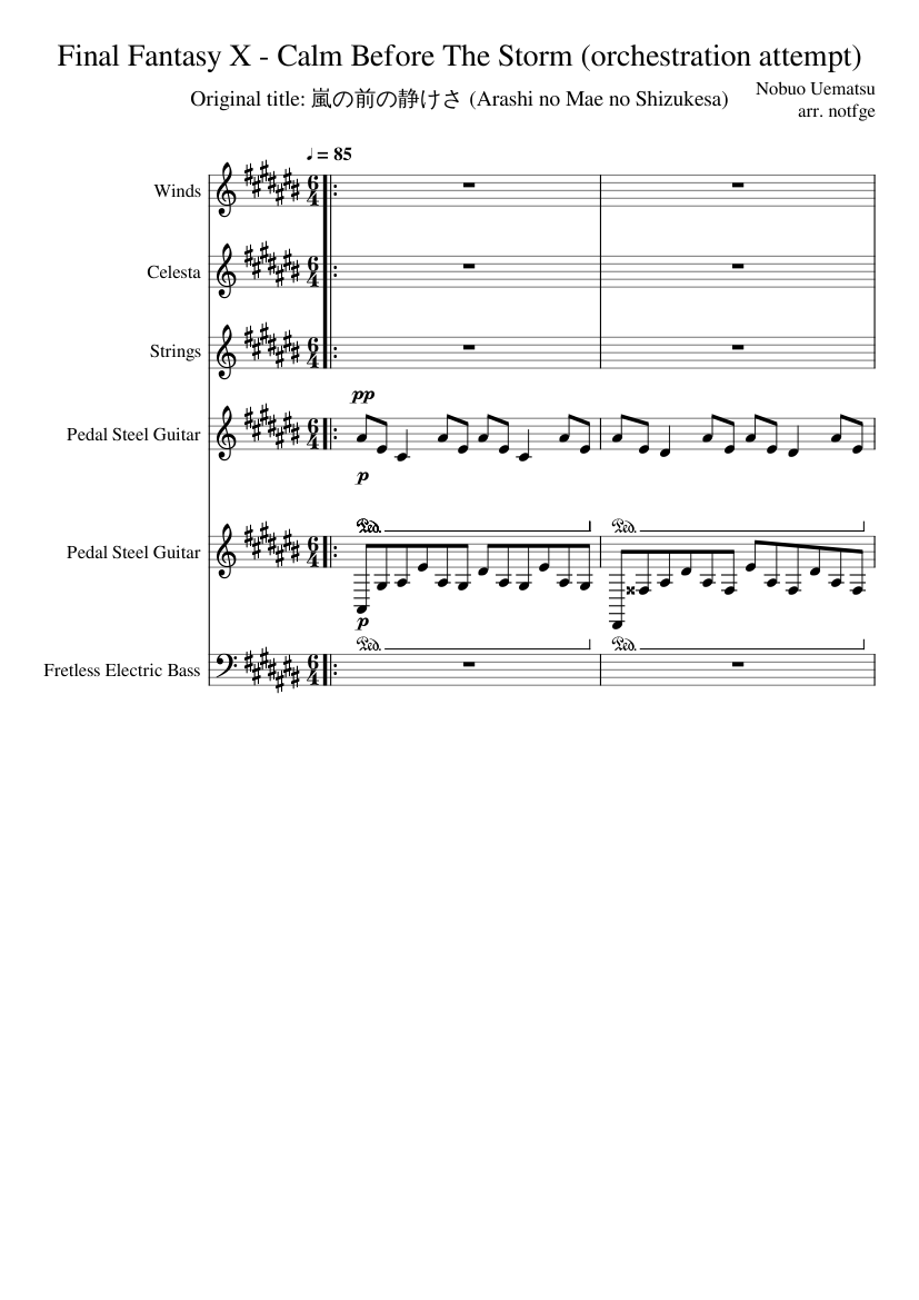 Final Fantasy X - Calm Before The Storm