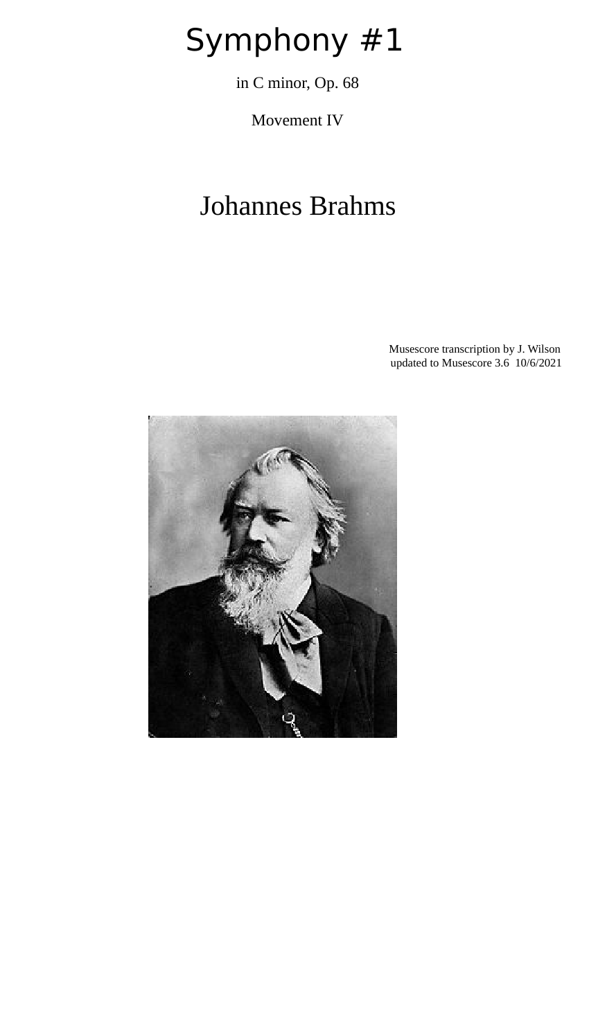 Symphony No.1 Op.68