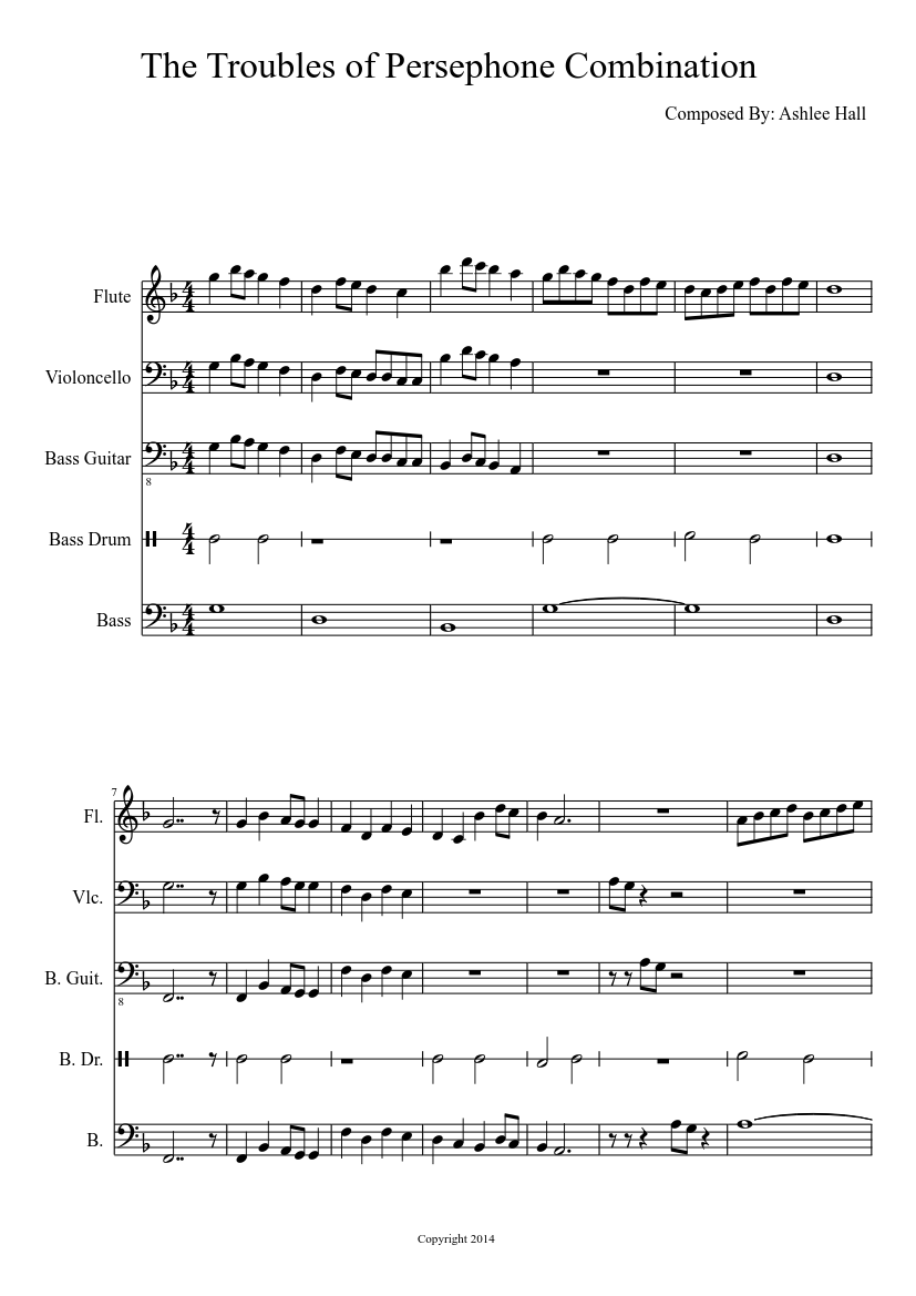 The Troubles Of Persephone Combination