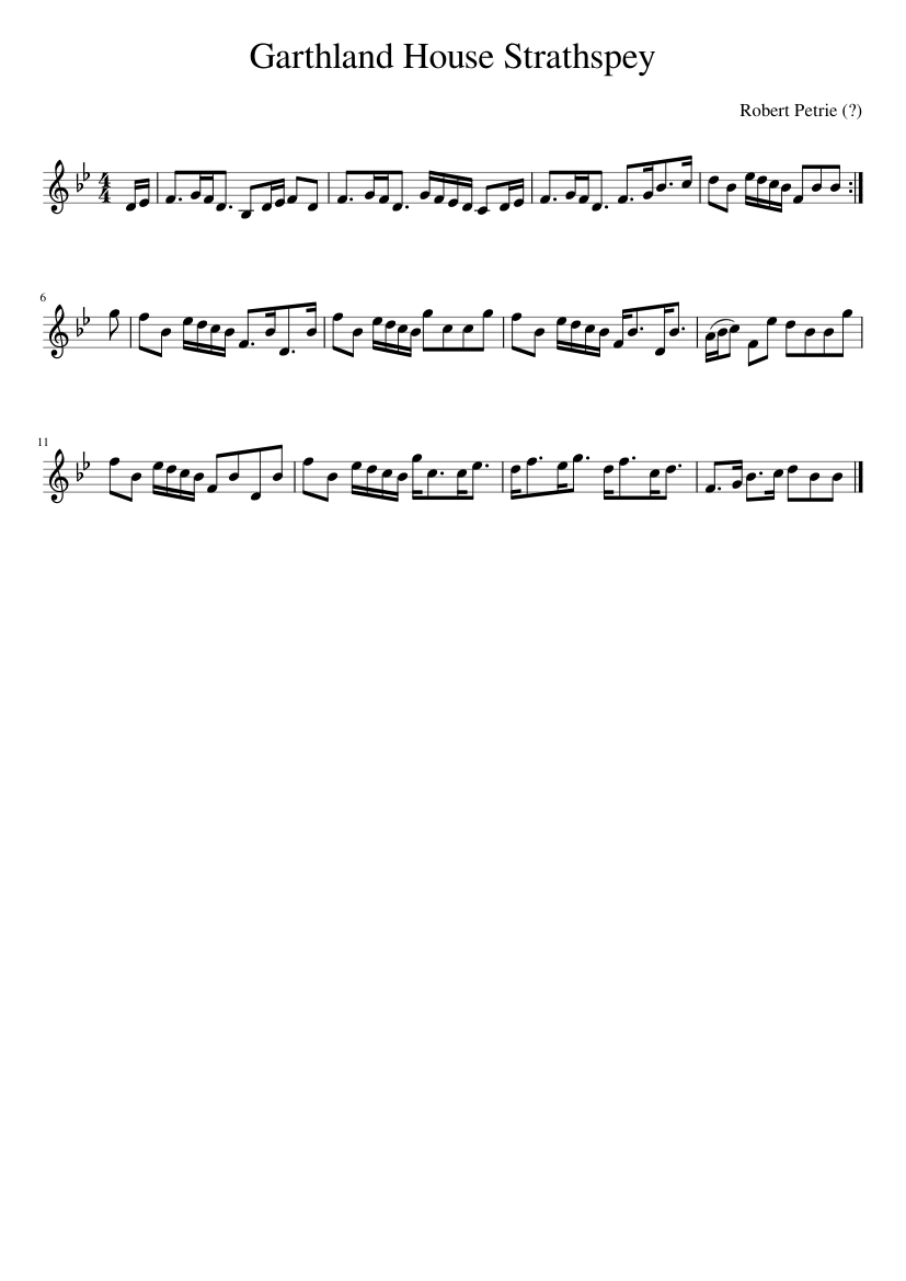 Garthland House Strathspey