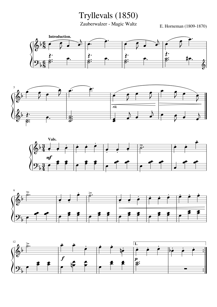 Horneman - Tryllevals (Zauberwalzer Magic Waltz)