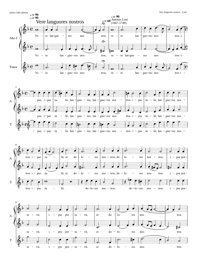 Vere languores nostros