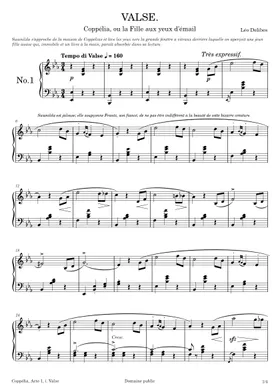 Free Coppélia by Léo Delibes sheet music | Download PDF or print on  Musescore.com
