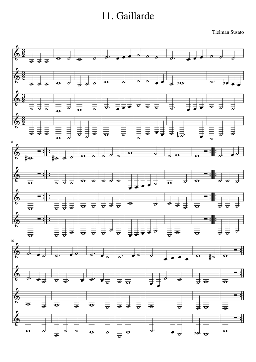 11. Gaillarde