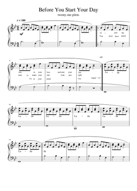 Twenty One Pilots Sheet Music Free Download In Pdf Or Midi On Musescore Com - stressed out piano sheet music roblox