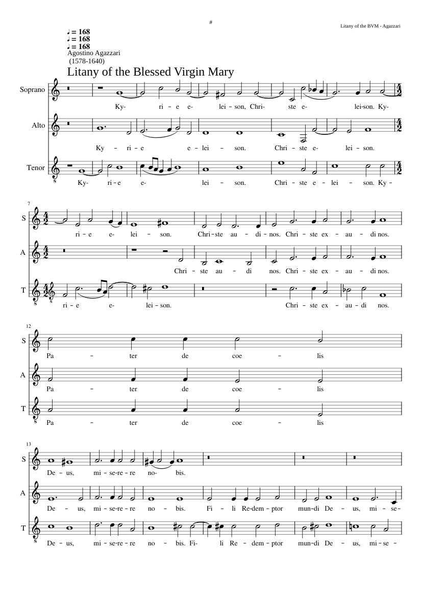 Litany of the Blessed Virgin Mary