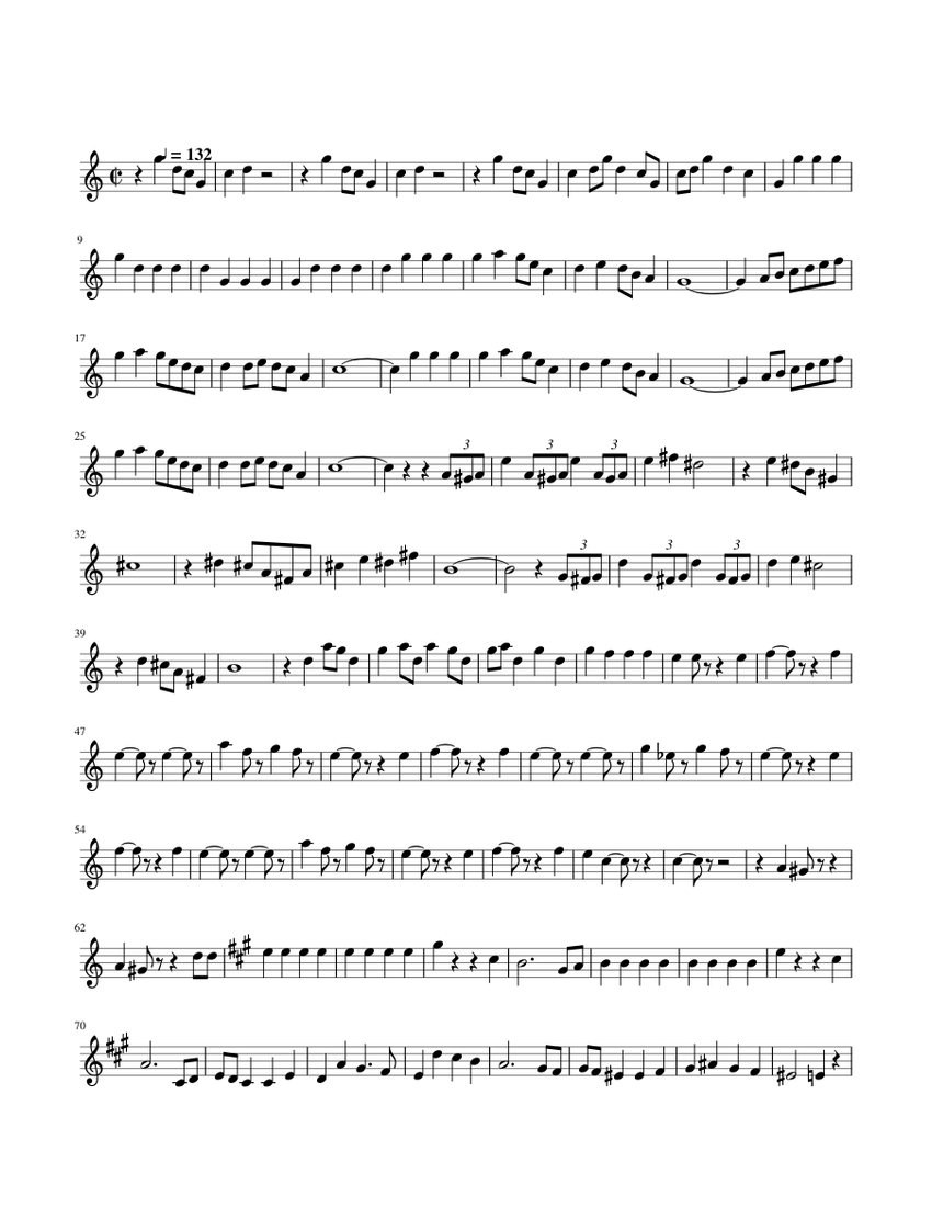 SLEIGH RIDE Sheet Music For Clarinet In B-flat (Solo) | Musescore.com