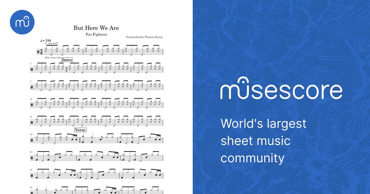 All But Here We Are digital lyric sheets : r/Foofighters